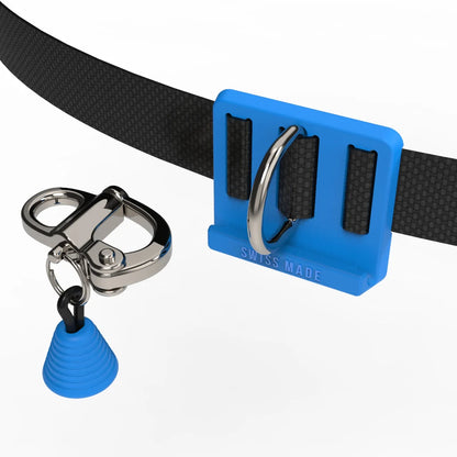 white CNF belt with quick release