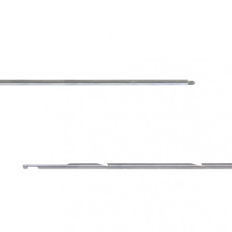 FLECHA ROSCA 7mm ACERO ZINCADO CULATA FRESADA - M6X1